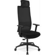 Ergonomische bureaustoel OXFORD 68x60x126 cm Zwart