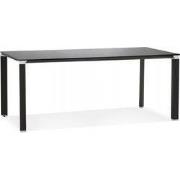 XLINE vergadertafel 200x100x73 cm Zwart