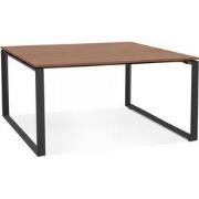 BAKUS vergadertafel 160x160x74 cm Zwart