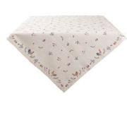 Clayre & Eef Tafelkleed  150x250 cm Beige Blauw Katoen Rechthoek Kip e...