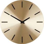 Mica Decorations Klok Brixen - 35.5x4x35.5 cm - Aluminium - Goud