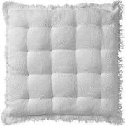 Dutch Decor BURTO - Stoelkussen van gewassen katoen Snow White 40x40 c...