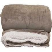 Unique Living | Lars XL plaid 220x240cm taupe