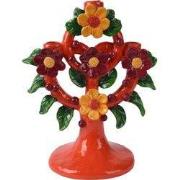 Kandelaar bloemen 3kaars