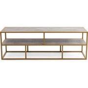 Stalux Tv-meubel 'Luuk' 150cm, kleur goud / beton