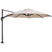 Hawaii parasol - Ø350 cm - carbon black - ecru