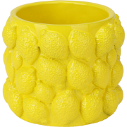 MISOU Citroenvaas - 10x10cm - Bloempot - met Citroenen - Plantenpot - ...