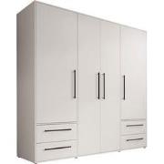 Meubella - Kledingkast Mayen - Wit - 206 cm