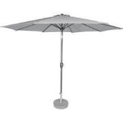 Kopu® Calma Parasol Rond 300 cm met Windvanger - Lichtgrijs