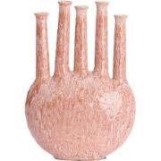 Light & Living - Vaas BEKAPO - 34x14x48cm - Roze