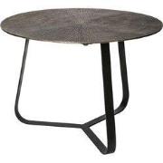 PTMD Kae Salontafel - H41 x Ø59 cm - Aluminium/Ijzer - Goud