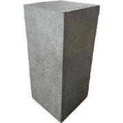 PTMD Zuil Laina - 35x35x80 cm - Cement - Wit