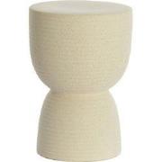 Bijzettafel Finca - Wit - 28.5x28.5x42cm