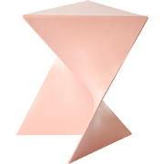 Beliani PECOS - Bijzettafel-Roze-Synthetisch materiaal