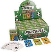 24 stuks - Uitdeelcadeautjes - Mini Speelkaarten - Model: Voetbal - In...