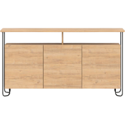 Buffet 3 deuren en metalen poten Dilly - L130 cm