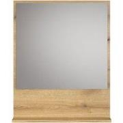 Wandspiegel met 1 plank L60 cm - PUREBLISS