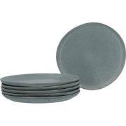 4goodz Spring Dinerbord Set van 6 Aardewerk 27 cm - Grijs