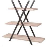 Urban Living - Industriële Piramide Stelling - Wandrek 3 Planken 101 C...