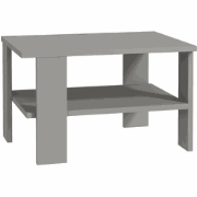 Salontafel met 1 plank L60 cm - DUAMA