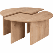 Set van 2 salontafels L90 cm - MOIRA