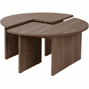 Set van 2 salontafels L90 cm - MOIRA