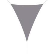 hanSe® Schaduwdoek Driehoek Gelijkbenig Waterafstotend 5x7x7 m Grijs