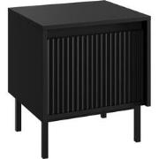 Meubella - Nachtkastje Orvana - Zwart - 45 cm