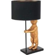 Anne Lighting - tafellamp - Animaux - zwart - metaal stof - Ø 30cm - E...