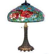 Lumilamp Tiffany Tafellamp Ø 55x 85 cm Groen Glas