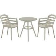 Garden Impressions Mira balkonset 3-delig - Faria tuintafel Ø60 cm - z...