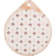 Clayre & Eef Onderzetters Pannen 20x23 cm Beige Keramiek