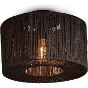 Plafonniere Iguazu - Jute Zwart - Ø30cm