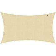 Kopu® Schaduwdoek Rechthoek 280 gram Waterdoorlatend 2x3 m - Creme