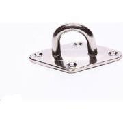 Platinum Plaat met oog RVS