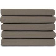 Ten Cate Katoensatijnen Hoeslaken - 140x200 - Taupe