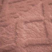 Dekbedovertrekset Jacquard Teddy Peach - 240x200/220+2*60x70 cm