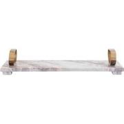 PTMD Plateau Lieka - 46x18x8 cm - Marmer - Goud