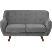 BODO  - Tweezitsbank - Grijs - Fluweel