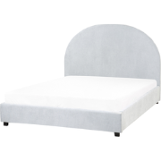 VAUCLUSE - Tweepersoonsbed - Lichtblauw - 140 x 200 cm - Stof