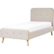 RENNES - Kinderbed - Lichtbeige - 90 x 200 cm - Polyester