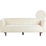 BYSKE - Driezitsbank - Gebroken wit - Bouclé