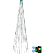 SAARLOQ - LED kerstverlichting - Groen - 200 cm -  PVC