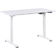 GRIFTON  - Verstelbaar bureau - Wit - 120 cm - Staal
