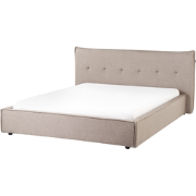 LESTRE - Waterbed - Taupe - 160 x 200 cm - Linnen