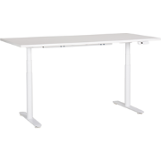 DESTINAS - Elektrisch Verstelbaar bureau - Wit - 180 cm - MDF