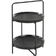 EVART - Bijzettafel - Zwart - Hout