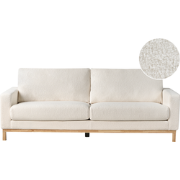 SIGGARD - Driezitsbank - Wit - Bouclé