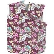 Katoenen Flanellen Dekbedovertrekset Flower - 200x220 + 2*60x70cm