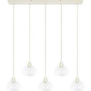 Light & Living - Hanglamp BISHO - 104x19x14cm - Wit